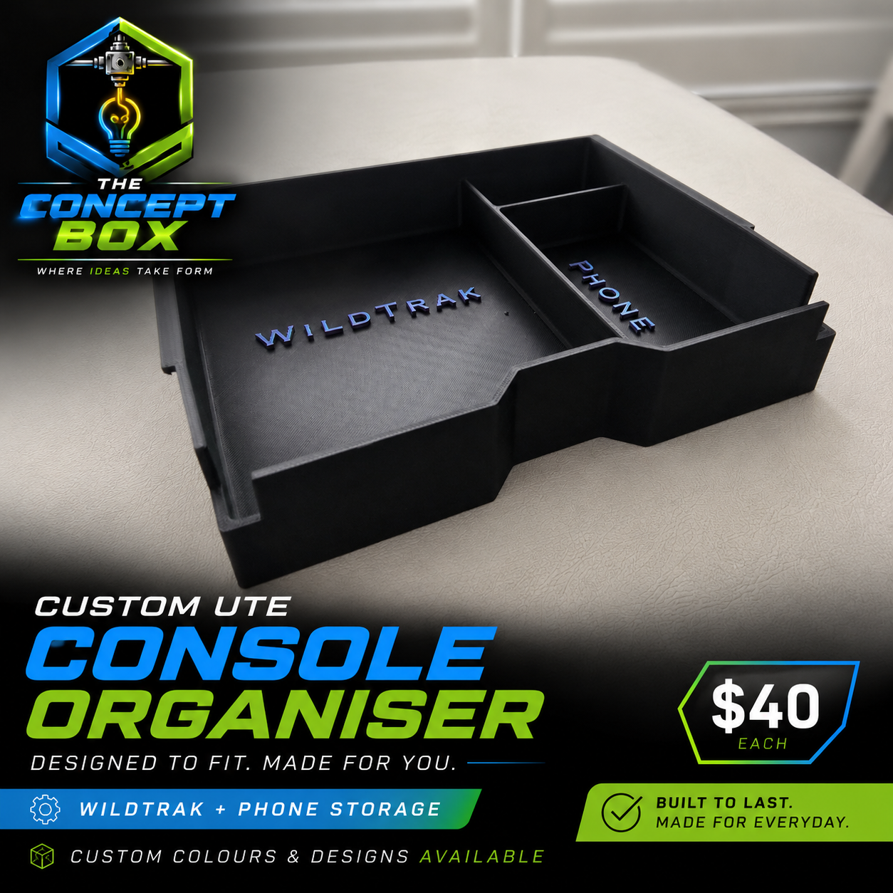 Console Organiser for your car